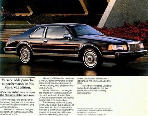 versace lincoln mark vii|Lincoln Continental Mark VII .